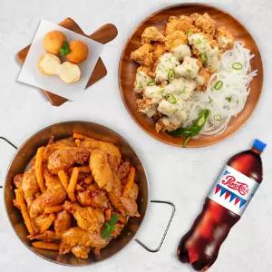 [네네치킨] 순살청양마요치킨+소이크런치윙봉+네네볼+콜라(1.25L)