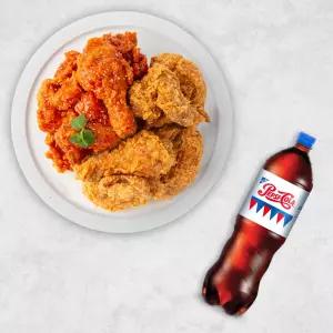 [네네치킨] 양념반후라이드반+콜라(1.25L)