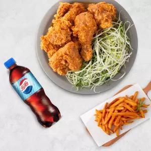 [네네치킨] 오리엔탈파닭치킨+콜라(1.25L)+감자