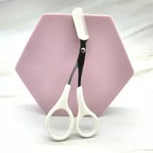 눈썹 정리 가위 1P 화이트 눈썹정리기 눈썹정리 눈썹정리가위 눈썹관리 (WE50C8F)