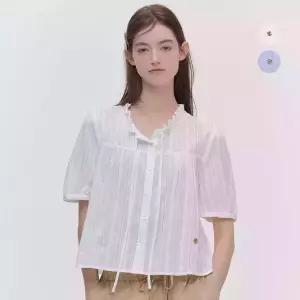 마리끌레르 레이스 넥셔링 리본 블라우스 2종 택1(MAGBBL04M)