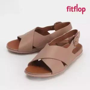 핏플랍 fitflop 샌들 그라시에 레더 크리스 크로스 백 스트랩 여성 베이지 FV2-137