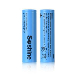 소샤인 3.2V 18650 LiFePo4 배터리 1800mAh 충전식 고품질 2000 사이클 가능
