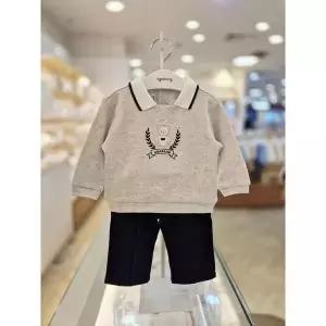 아가방 젤로 카라 맨투맨 상하세트 AG01T123006A (S43948809)