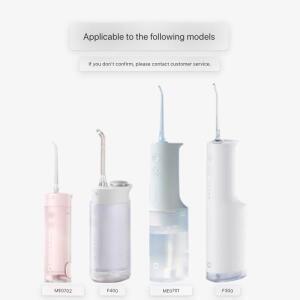 Xiaomi MIJIA MEO701 MEO702 F300 F400 MEO703 MEO705 구강 세척기 워터 플로셔 팁 헤드용 교체 노즐