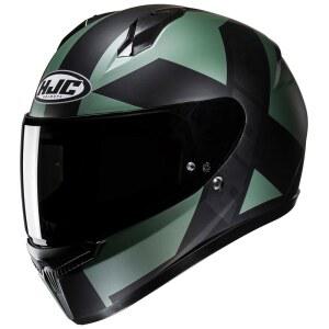 HJC HELMETS(에이치제이씨 헬멧) 오토바이용 헬멧 C10 테즈 스모크 그린(MC4SF) XL HJH259