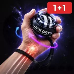 손목 자이로볼 저소음 악력기 완력기 회전볼 전완근 팔뚝 재활 홈트  1+1