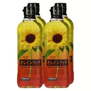 일본 쇼와 산업 해바라기 오일 식용유 600g X 4개
