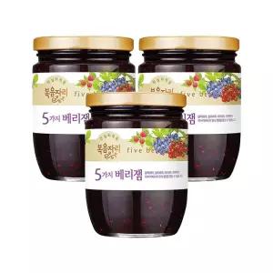 복음자리 5가지 베리잼 350g x 3개