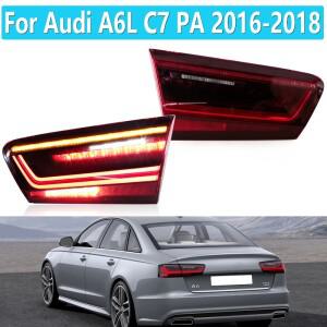 자동차 후면 LED 테일 라이트 어셈블리 브레이크 라이트 아우디 A6L C7 PA 2016 2017 2018 후방 방향 지시