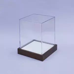 정인아트 아크릴 피규어 진열케이스(약10x10x12cm) + 받침 소 (2개입)