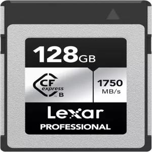 사진작가 비디오그래퍼를 위한 Lexar 128GB 프로페셔널 CF Express Type B 실버 시리즈 메모리 카드 최대