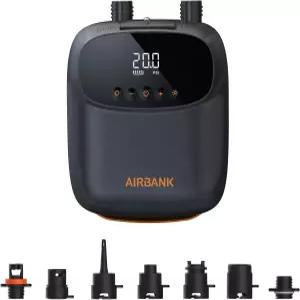 에어뱅크 패들 보드 펌프 일렉트릭 20PSI 더 퍼퍼 프로 휴대용 SUP 스탠드업 카약 인플레이터블 보트 텐트