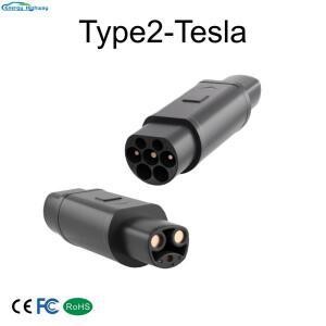 Type2-NACS/Type2-테슬라 EV 충전기 어댑터 32A 최대 Type2 호환 가능