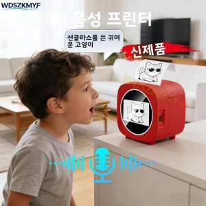 AI 스티커 박스   성화 메이커 푸시 투 토크  기능이 있는 즉석 무 감열 프린터