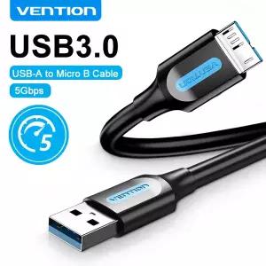 벤션 마이크로 USB 케이블 3A 고속 충전 USB 데이터 케이블 노트 3 S5 도시바 소니 마이크로 B