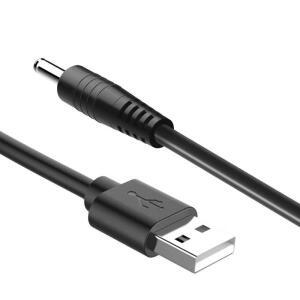 전원 케이블 USB to Dc 3.5x1.35mm 직선형 잭 충전기 어댑터 커넥터 라우터 TV 테이블 램프