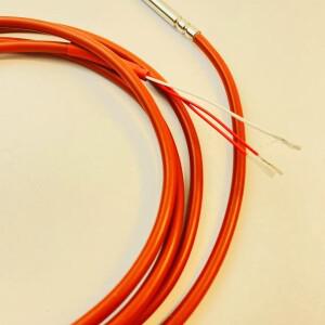 1.5 미터 3 와이어 PT500 온도 센서, 실리콘 젤 코팅 M 프로브 45mm  길이 직경. 0-120Celsius