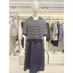 [갤러리아] 크로커다일레이디 니트 나시 원피스 CLFMOP103