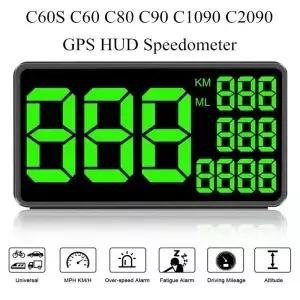 GPS 속도계 HUD 디스플레이 디지털 속도 주행 거리계 버스 자전거 오토바이 트럭 자동차 C60s C60 C80 C90