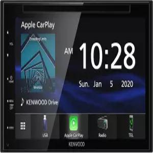 KENWOOD DDX5707S 더블 딘 DVD 카 스테레오 카플레이 및 안드로이드 오토 68인치 터치스크린 블루투스 백업