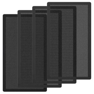 MoKo 40 x 280mm PC 케이스 마그네틱 먼지 메쉬 필터 PVC 홀 컴퓨터 냉각기 팬 프레임 방진 커버 그릴 4PCS