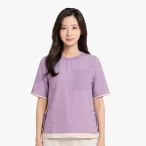 크로커다일레이디 레이어드 이중단 포켓 반팔티_CLEMTS501 420625