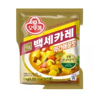 루리노트 백세카레 약간매운맛 1kg 자취생요리 간편요리