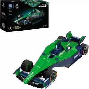 팬타지 성인 및 모터스포츠 위한 레이싱 포뮬러 E 팀 빌딩 블록 세트 포디움 미니피규어가 포함된 수집형