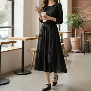 [라일리여성의류] Rly 여성 데일리 외출 가벼운 소재 로맨틱 스타일 볼