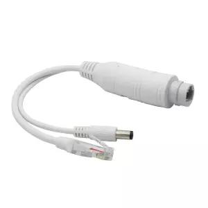 ANVISION 액티브 48V 2V 방수 PoE 스플리터 어댑터 IEEE 8023af 호환 IP 카메라 AP Voip Phone 등 흰색