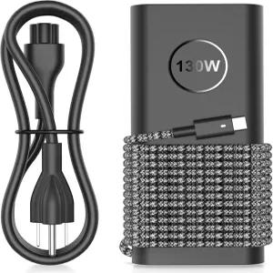 130W USB C 노트북 충전기 AC 어댑터 Dell XPS 15 17 2in1 9575 9500 9700 Precision 5550 5750 3560 3550