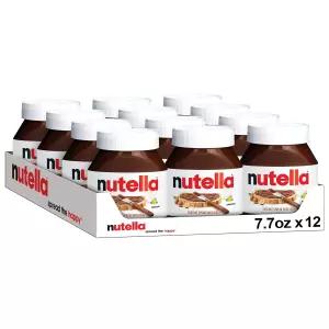 누텔라 헤이즐넛 아침 식사용 코코아 스프레드 벌크 2팩 병당 77온스