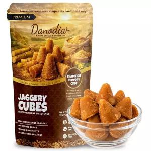 다노디아 재규어 큐브 450g/파운드 차 커피 요리 베이킹 및 디저트용 전통 사탕수수 구르 감미료 방부제