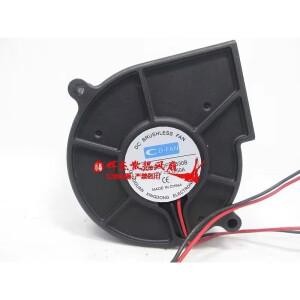 CD-FAN DFH7530B DC 12V 0.50A 75x75x30mm 2선식 냉각팬