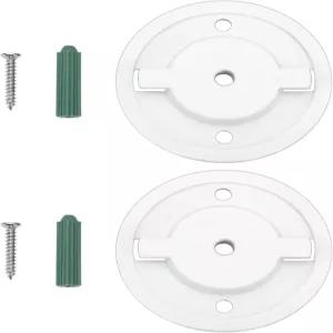 ECSiNG 2 세트 스마트 카메라 벽 장착 베이스 TL70 액세서리 Tapo C200 호환 TPLink C20 화이트 55cm 나사