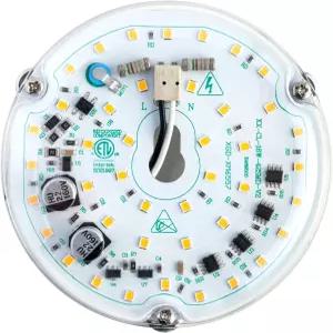 천장 선풍기 조명 교체 패널용 레디테크 4인치 LED 레트로핏 키트 PCB 8W 3000K 2200LM 20V CRI90 디밍