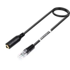 RJ9 3.5MM 셋 어댑터 화상회의 사무용 케이블 RJ9 이어폰 단자