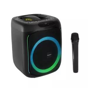 스피커엠프 블루투스앰프 파티박스 LED 이동식 행사용 스피커 50W