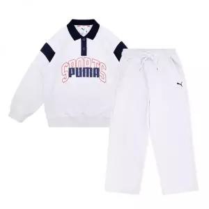 [국내정품] 푸마 PUMA KIDS 스포티 카라 맨투맨 세트_PK61OS308 5009496285 138220