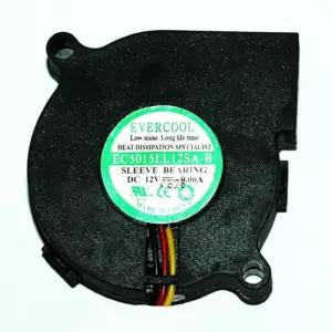 (에버쿨) EC5015LL12SA-B/(50mm/10T/S/3P)/블로워팬 블로워팬 PC팬쿨러 PC튜닝쿨러