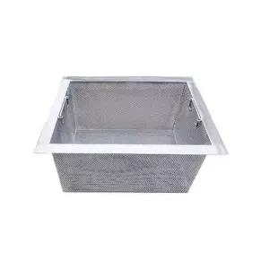 음식물 거름망 청소 막힘 배수 필터 씽크대 식당 배수구 2 가로 20 세로 20 높이 153mm 구경