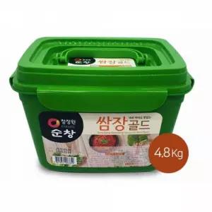 순창 대용량 쌈장 4.8kg 장류 쌈밥 쌈밥쌈장 고기소스