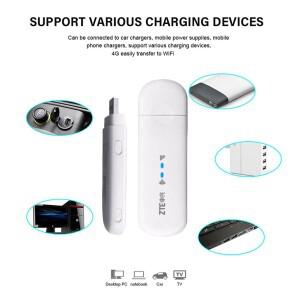 ZTE MF79U 4G LTE USB Proket WiFi 라우터 150Mbps 모바일 모뎀 휴대용 여행 핫스팟 지원 10 사용자