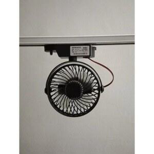 꿈돼지 레일선풍기 이동식 천장 검정 원룸 레일 캠핑용 리모컨 캠핑장 가이드 다른