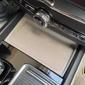 볼보 액세서리용 피트루브 실리콘 소재 컵 홀더 코스터 2026 XC90 센터 콘솔 기어 변속 보호기 자동차용