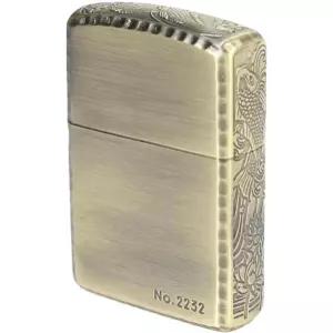 지포 Zippo 오일 라이터 플린트 잉어 3ERCARP A 특제 스티커 첨부 황동제 3면 가