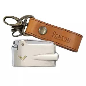 RONSON 론손 가스 라이터 프리미어 발라 프레임 일본제 키 홀더 첨부 플린트