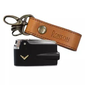 RONSON 론손 가스 라이터 프리미어 발라 프레임 일본제 키 홀더 첨부 플린트