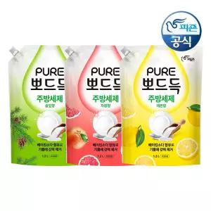 피죤 퓨어 주방세제 뽀드득 1.2L 리필 x 1개